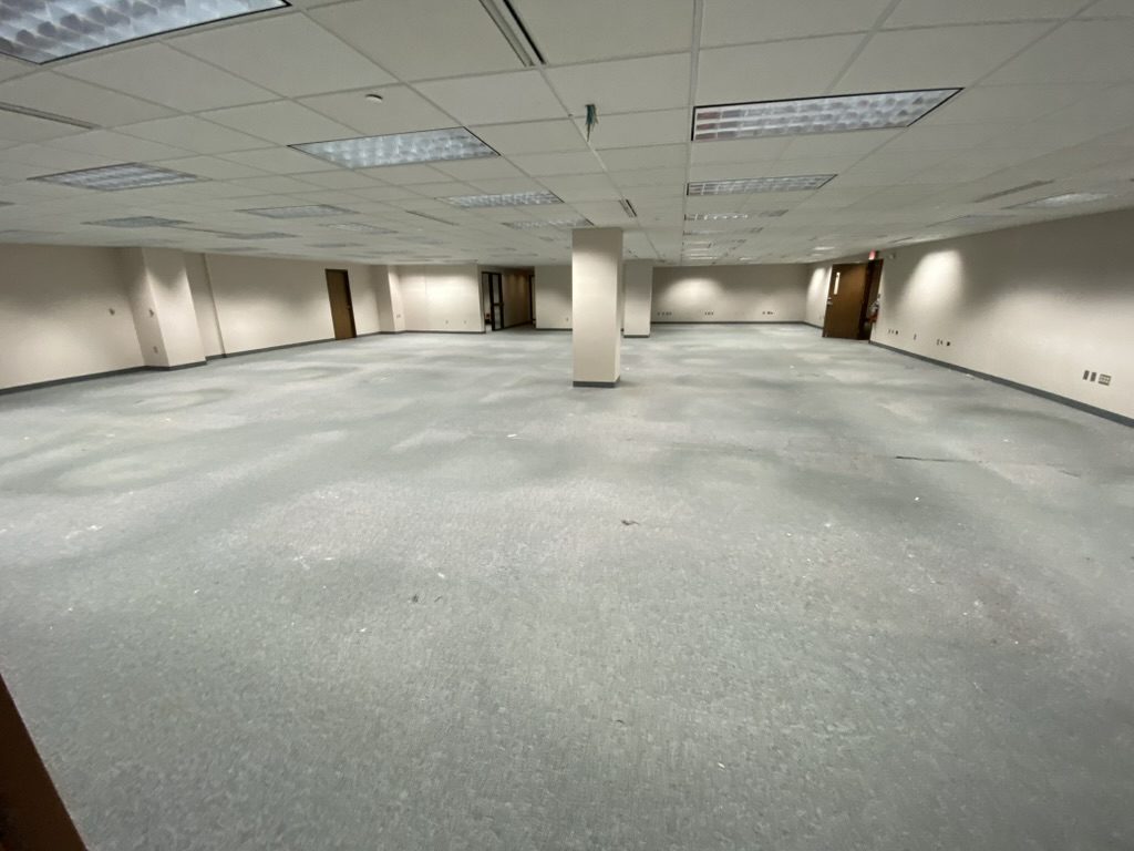 Large commercial space cleared after office cleanout
